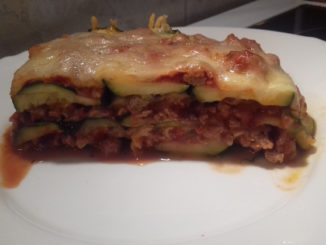 diétás lasagne, cukkinis lasagne tészta nélkül