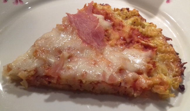 karfiol pizza szelet